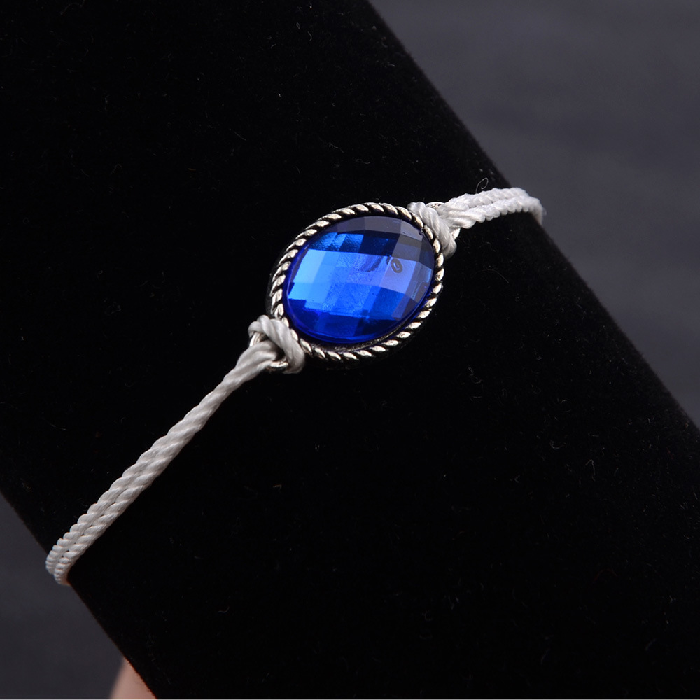 Wave blue gemstone bracelet - Image 10