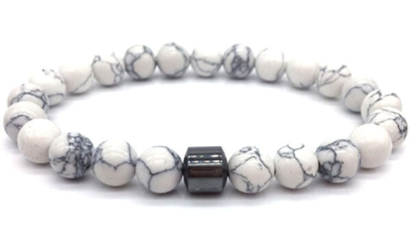 Natural Gemstone Bracelet Vintage Stone Beads Men Women Jewelry - Image 2