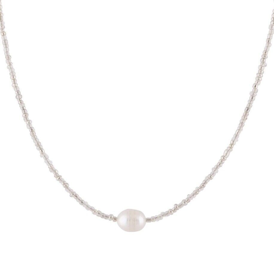 Artistic Vintage Bead Necklace Natural Freshwater Pearl - Image 6