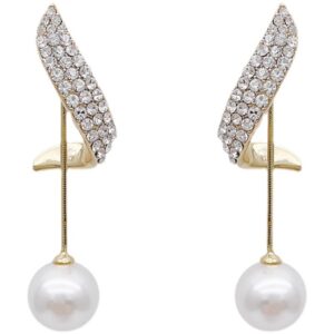 New Trendy High-end Earrings Retro Light Luxury Simple Earrings