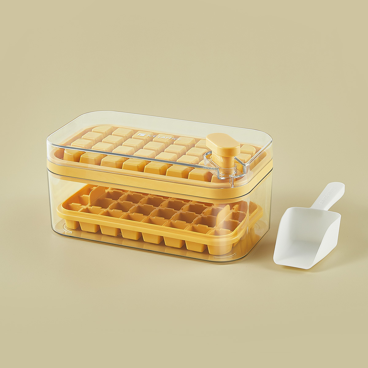 Home Refrigerator Ice Storage Box Homemade Ice Lattice Food Grade One Key Deicing - Image 10
