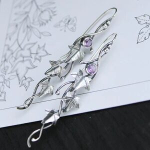 New European And American Creative Retro Leaf Earrings