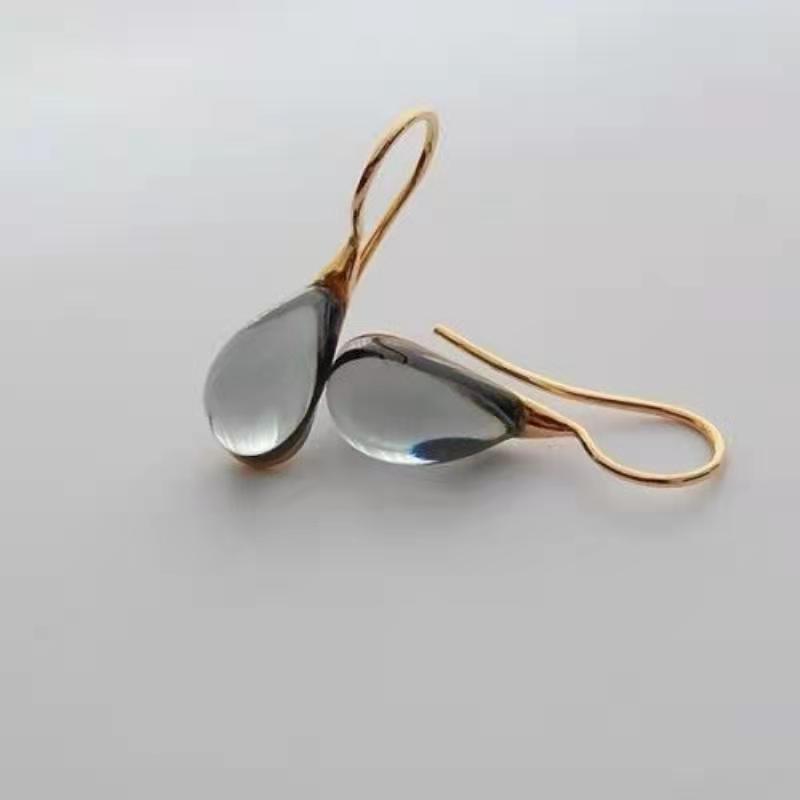 Nine-color Inlaid Cat's Eye Earrings - Image 7