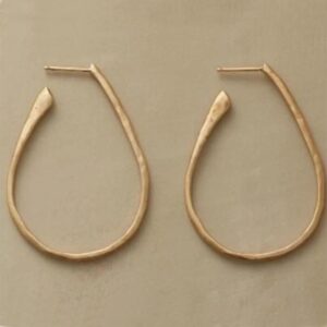 Circle Simple And Stylish Earrings Minority All-match Ear Ring