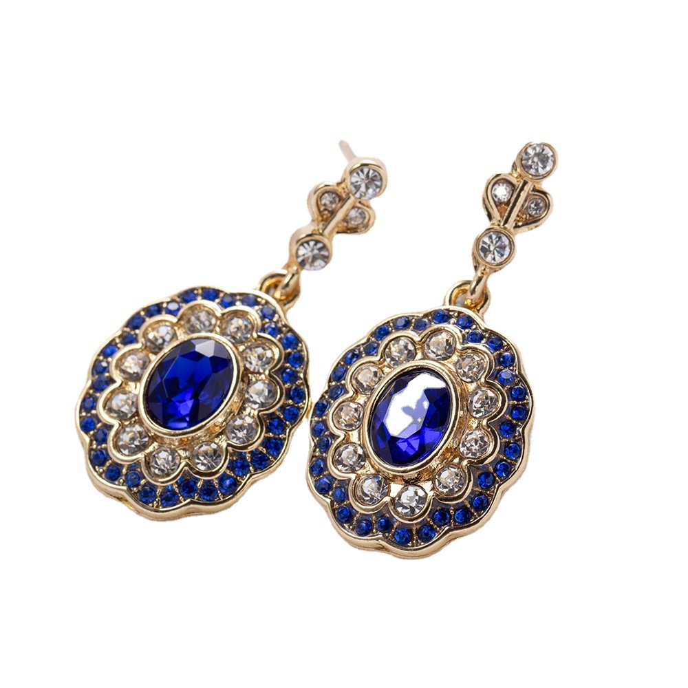 Creative Sapphire Fashion Diamond Jewelry Women's Earrings - Image 5