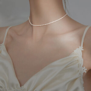 Necklace Female Clavicle Chain Starry Sterling Silver Necklace
