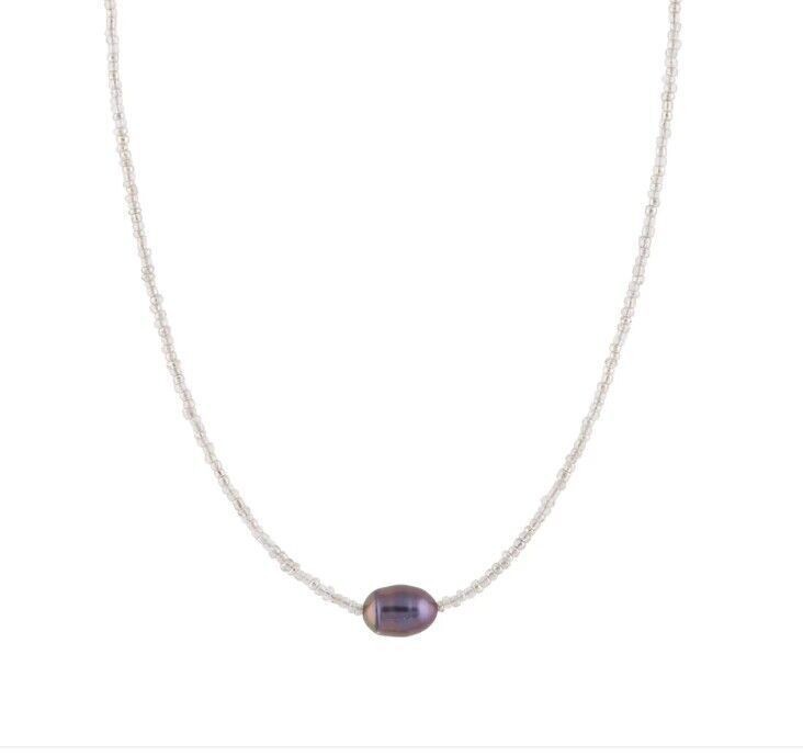 Artistic Vintage Bead Necklace Natural Freshwater Pearl - Image 7