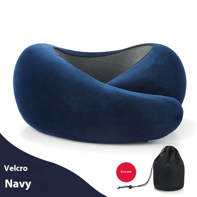 Soft Memory Foam Travel Neck Pillow U Shape Adjustable Support Comfortably Sleeping On Plane Car Office Noon Break - Image 9