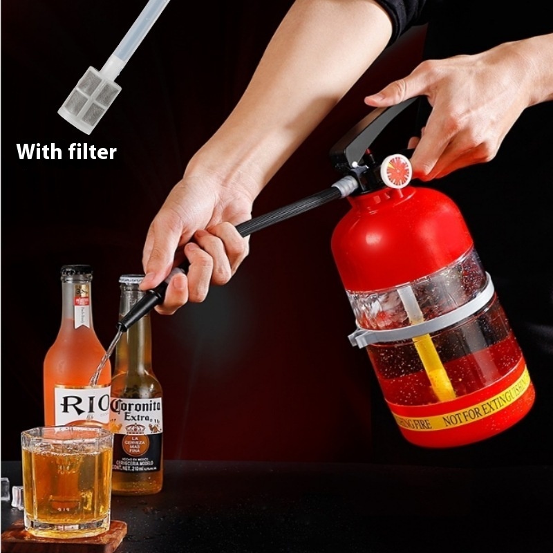 Beer Machine Wine Set Hand Pressure Fire Extinguisher Wine Cannon - Image 7