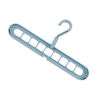 9-hole Clothes Hanger Organizer Space Saving Hanger Multi-function Folding Magic Hangers Drying Racks Scarf Clothes Storage - Image 5