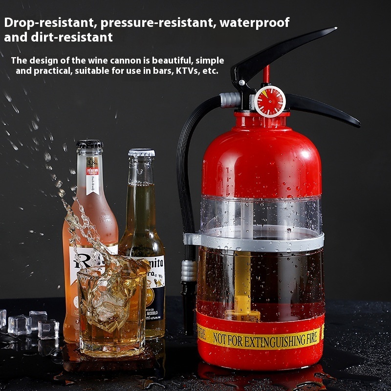Beer Machine Wine Set Hand Pressure Fire Extinguisher Wine Cannon - Image 3