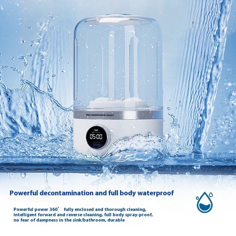 Mini Rechargeable Washing Machine Underwear Travel Portable - Image 3