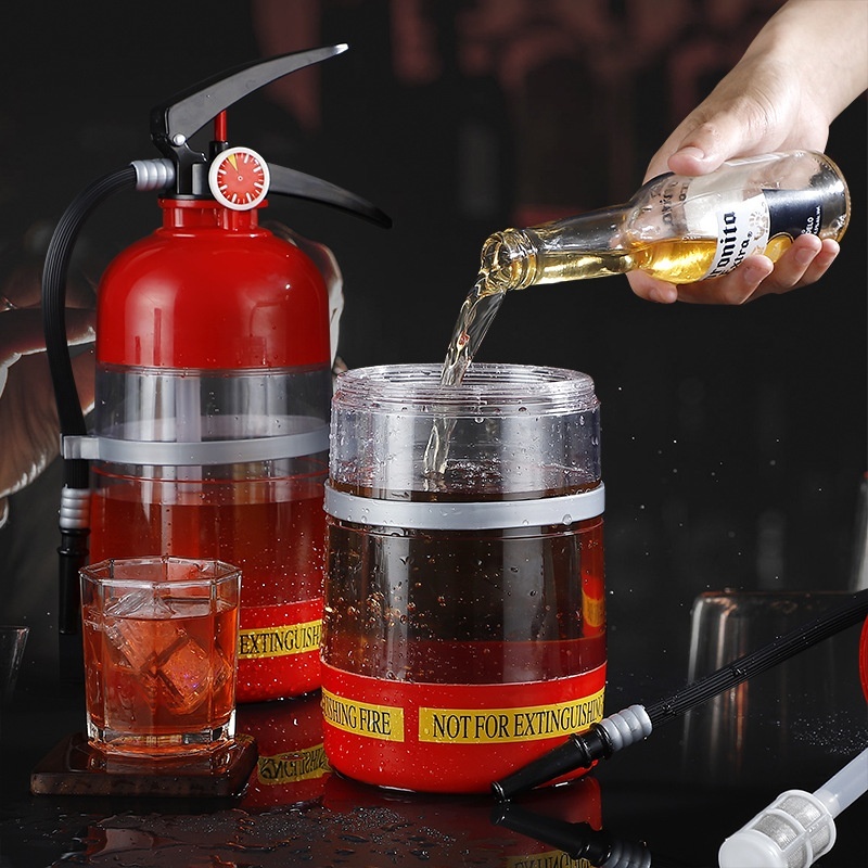 Beer Machine Wine Set Hand Pressure Fire Extinguisher Wine Cannon - Image 4