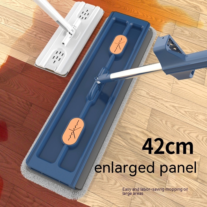 New Style Large Flat Mop 360 Rotating Mop Suitable Various Types Flooring Strong Water Absorption For Home Cleaning Floors - Image 6