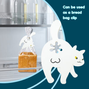 Cat Butt Clip Personalized Creative Toast Bag Food Sealing Clip