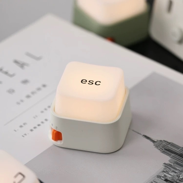 Decompression Button Light USB Charging Cute Small Night Lamp