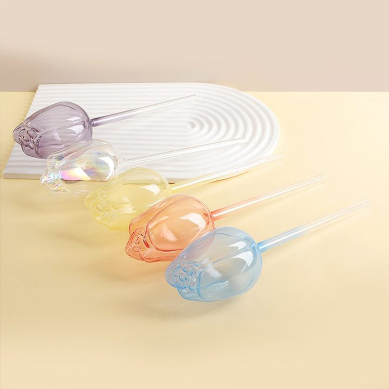 Pink Tulip Plant Watering Balls Suitable For Indoor And Outdoor Plants Automatic Plant Drippers Automatic Watering - Image 8