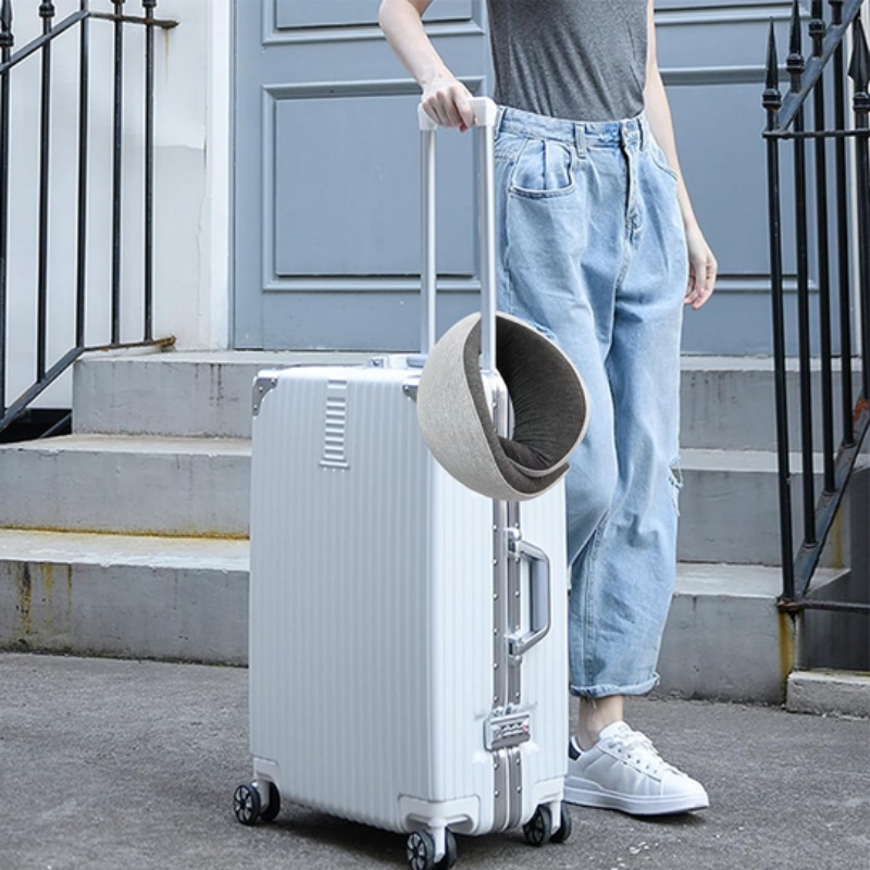 Travel Neck Pillow Non-Deformed Airplane Pillow Travel Neck Cushion Durable U-Shaped Travel Memory Cotton Nap Neck Pillow - Image 5